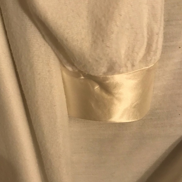 Vintage Ashley Taylor Ankle Length Long Nightgown White Pink Ruffle Lace size M - Picture 4 of 7